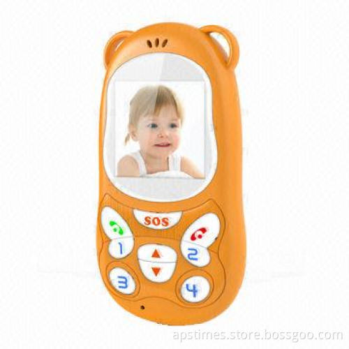 Kid's/Children's Phone with Tracking, Monitor, 1.44-inch Color Display/SAR <1.0W/kg Low Radiation